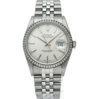 Rolex Datejust Watch Box SS Silver Polished — view 2