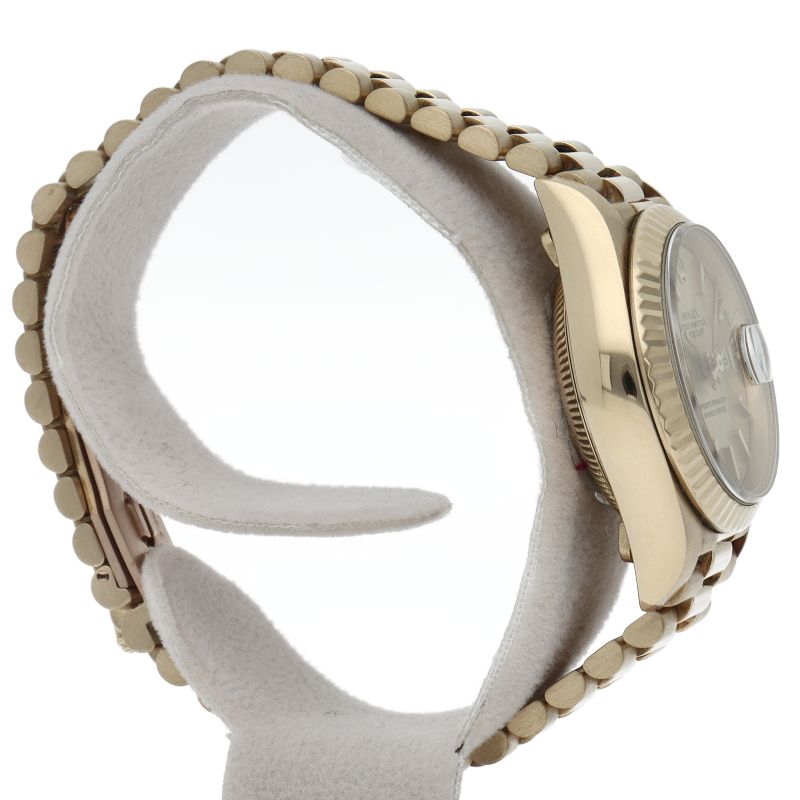 Rolex Datejust Watch 18k Yellow Gold Chien Color Polished — view 4