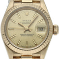Rolex Datejust Watch 18k Yellow Gold Chien Color Polished
