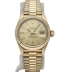 Rolex Datejust Watch 18k Yellow Gold Chien Color Polished — view 2