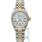 Rolex Datejust Watch Box 18k Yellow Gold SS White Polished — view 2