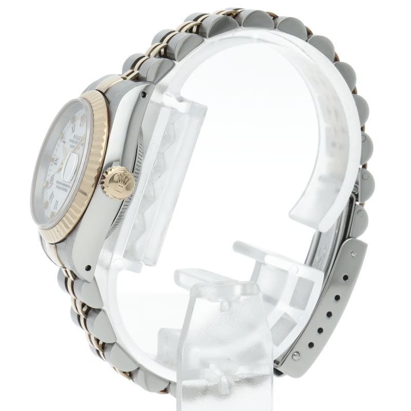 Rolex Datejust Watch Box 18k Yellow Gold SS White Polished — view 3