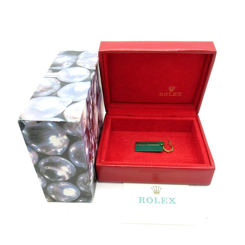 Rolex Datejust Watch Box 18k Yellow Gold SS White Polished — view 6