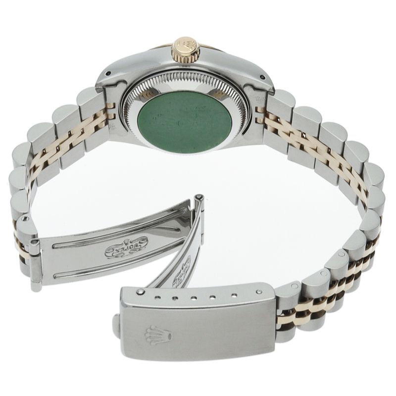 Rolex Datejust Watch Box 18k Yellow Gold SS White Polished — view 5