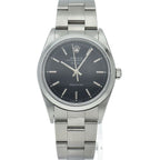 Rolex Air King Box SS Watch Black Polished — view 2