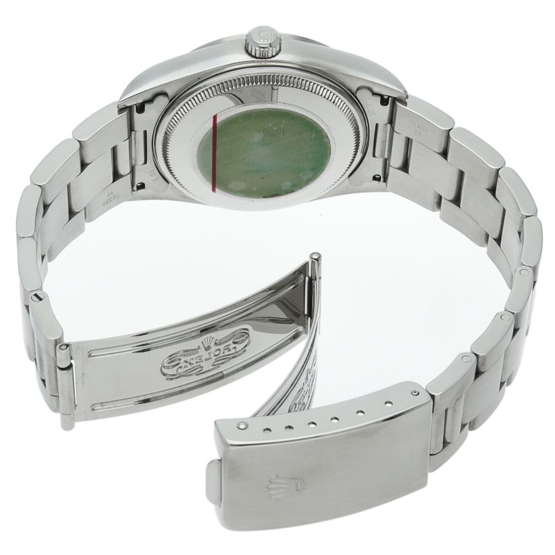 Rolex Air King Box SS Watch Black Polished — view 5