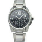 Cartier Caliber de Watch Box SS Black Polished — view 2