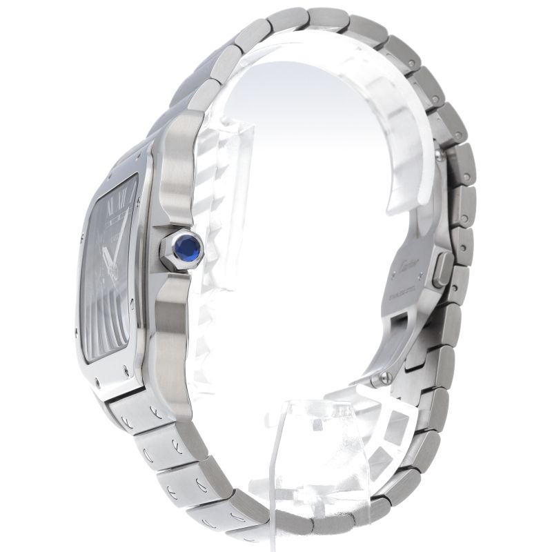 Cartier Santos de Cartier Watch LM Blue SS Specification — view 3