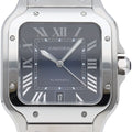 Cartier Santos de Cartier Watch LM Blue SS Specification