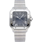 Cartier Santos de Cartier Watch LM Blue SS Specification — view 2