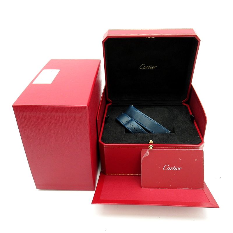 Cartier Santos de Cartier Watch LM Blue SS Specification — view 6