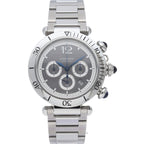 Cartier Pasha de Cartier Watch Chronograph 41 Gray Box SS — view 2