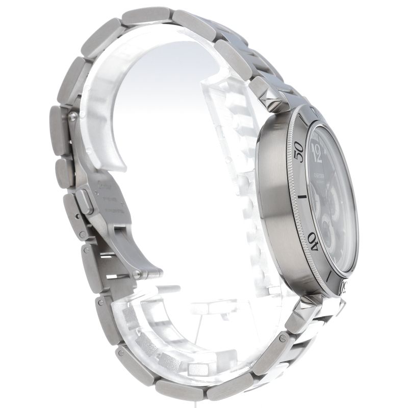 Cartier Pasha de Cartier Watch Chronograph 41 Gray Box SS — view 4