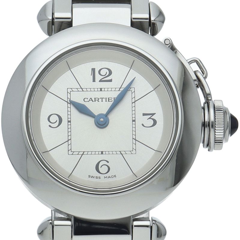Cartier Miss Pasha Watch SS Silver