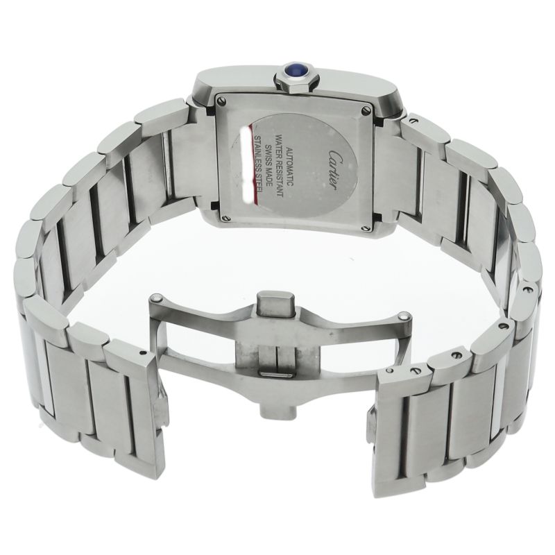Cartier Tank Francaise LM Watch Auto Box SS Silver Polished — view 5
