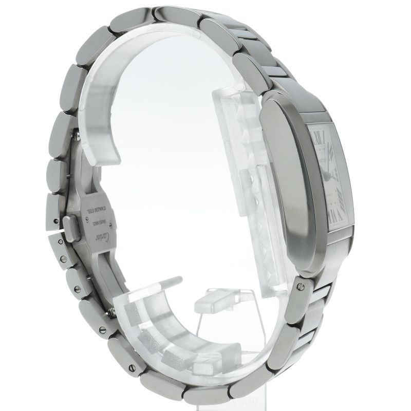 Cartier Tank Francaise LM Watch Auto Box SS Silver Polished — view 4