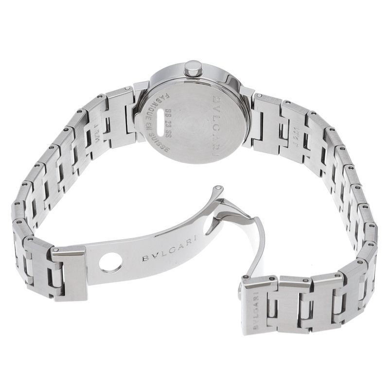 Bvlgari Watch 23 SS Black Polished — view 5