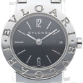 Bvlgari Watch 23 SS Black Polished