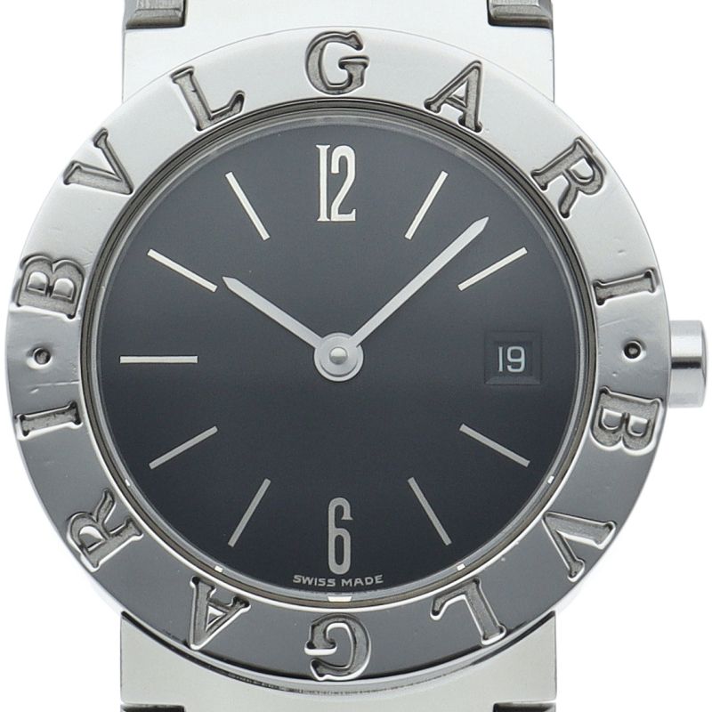 Bvlgari Bulgari Watch 26 SS Black Polished
