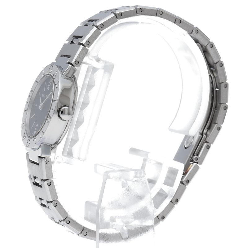 Bvlgari Watch 23 Box SS Black Polished — view 3