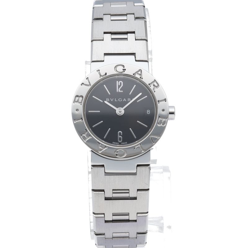 Bvlgari Watch 23 Box SS Black Polished — view 2