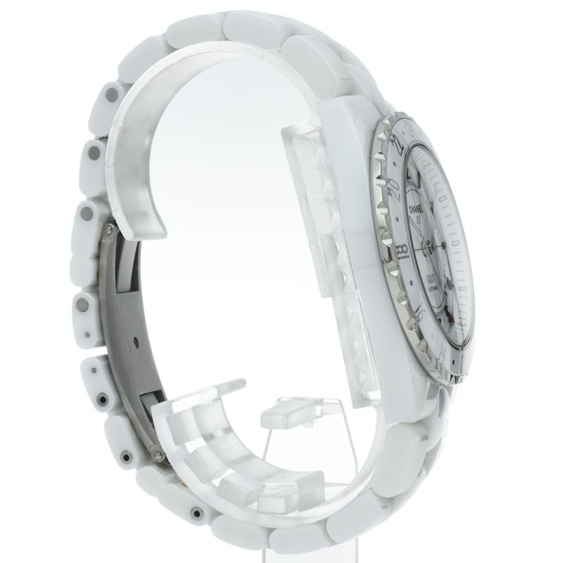 Chanel GMT Watch 42 World Limited Pieces Box 1 Piece Ceramic White — view 4