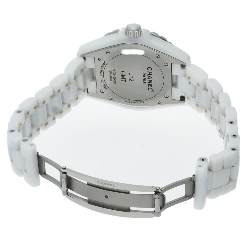 Chanel GMT Watch 42 World Limited Pieces Box 1 Piece Ceramic White — view 5