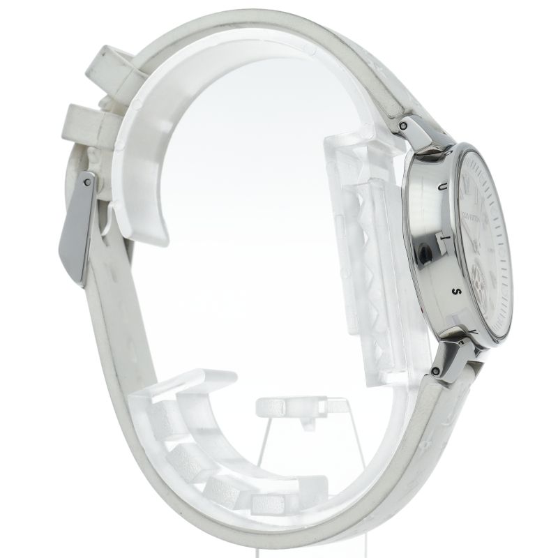 Louis Vuitton Tambour Moon Star Watch Box SS Rubber Silver Polished — view 4