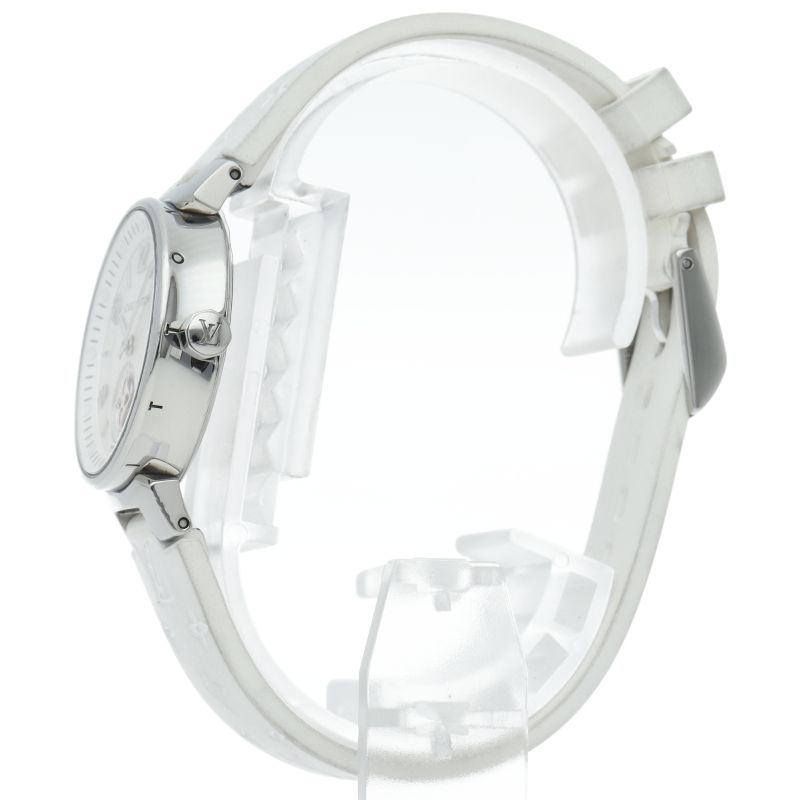 Louis Vuitton Tambour Moon Star Watch Box SS Rubber Silver Polished — view 3
