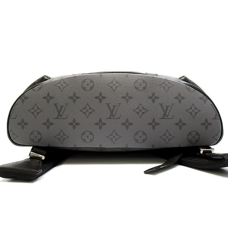 Louis Vuitton Christopher MM Monogram Eclipse Reverse Backpack Black — view 6
