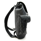 Louis Vuitton Christopher MM Monogram Eclipse Reverse Backpack Black — view 5