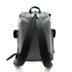 Louis Vuitton Christopher MM Monogram Eclipse Reverse Backpack Black — view 4
