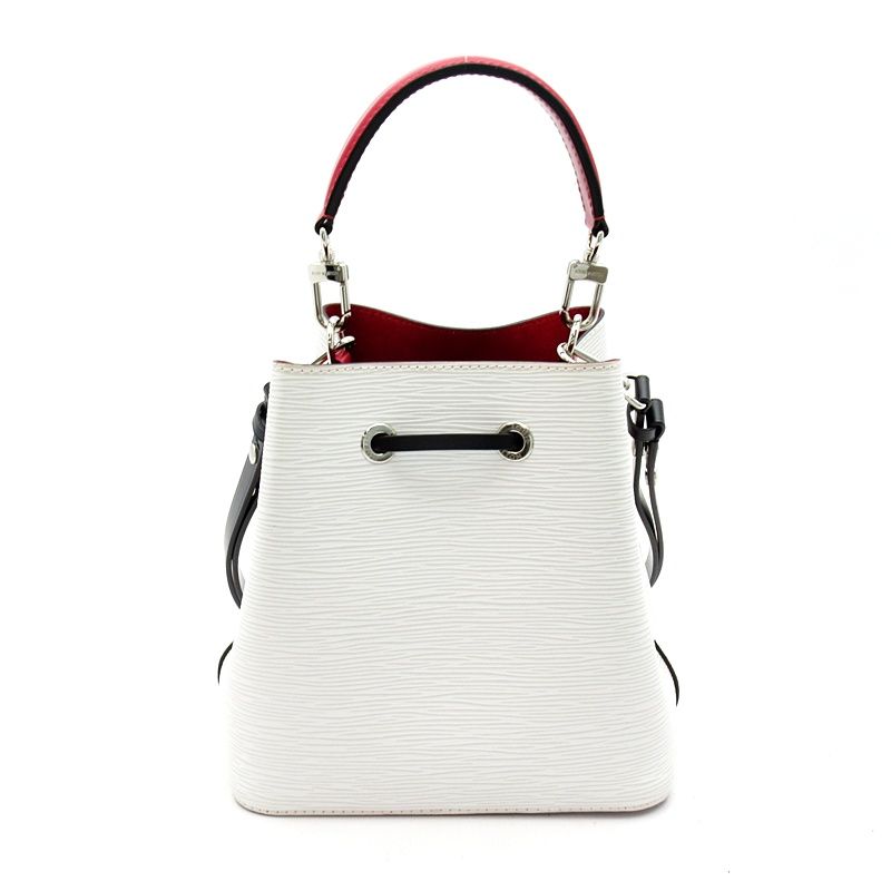 Louis Vuitton Neo Noe BB Epi Shoulder Bag Blanc Optique Noir — view 4
