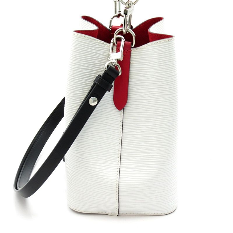 Louis Vuitton Neo Noe BB Epi Shoulder Bag Blanc Optique Noir — view 3