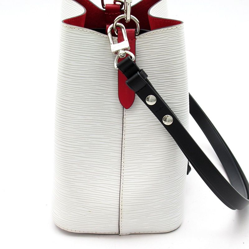 Louis Vuitton Neo Noe BB Epi Shoulder Bag Blanc Optique Noir — view 5