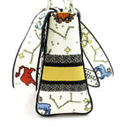 Dior Lady D-lite Lucky Motif Canvas Tote White Multi — view 3