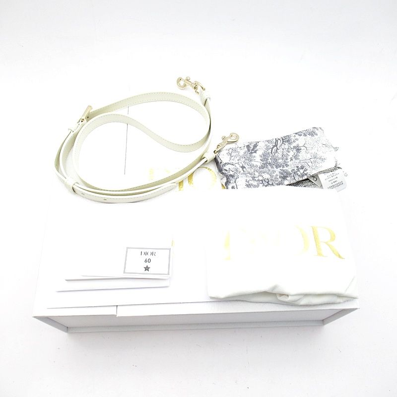 Dior Book Tote Mini Macro Cannage Calfskin Handbag Lattewhite — view 7
