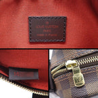 Louis Vuitton Shoulder Bag Olaf PM Brown Damier Ebene Canvas Leather Gold — view 7