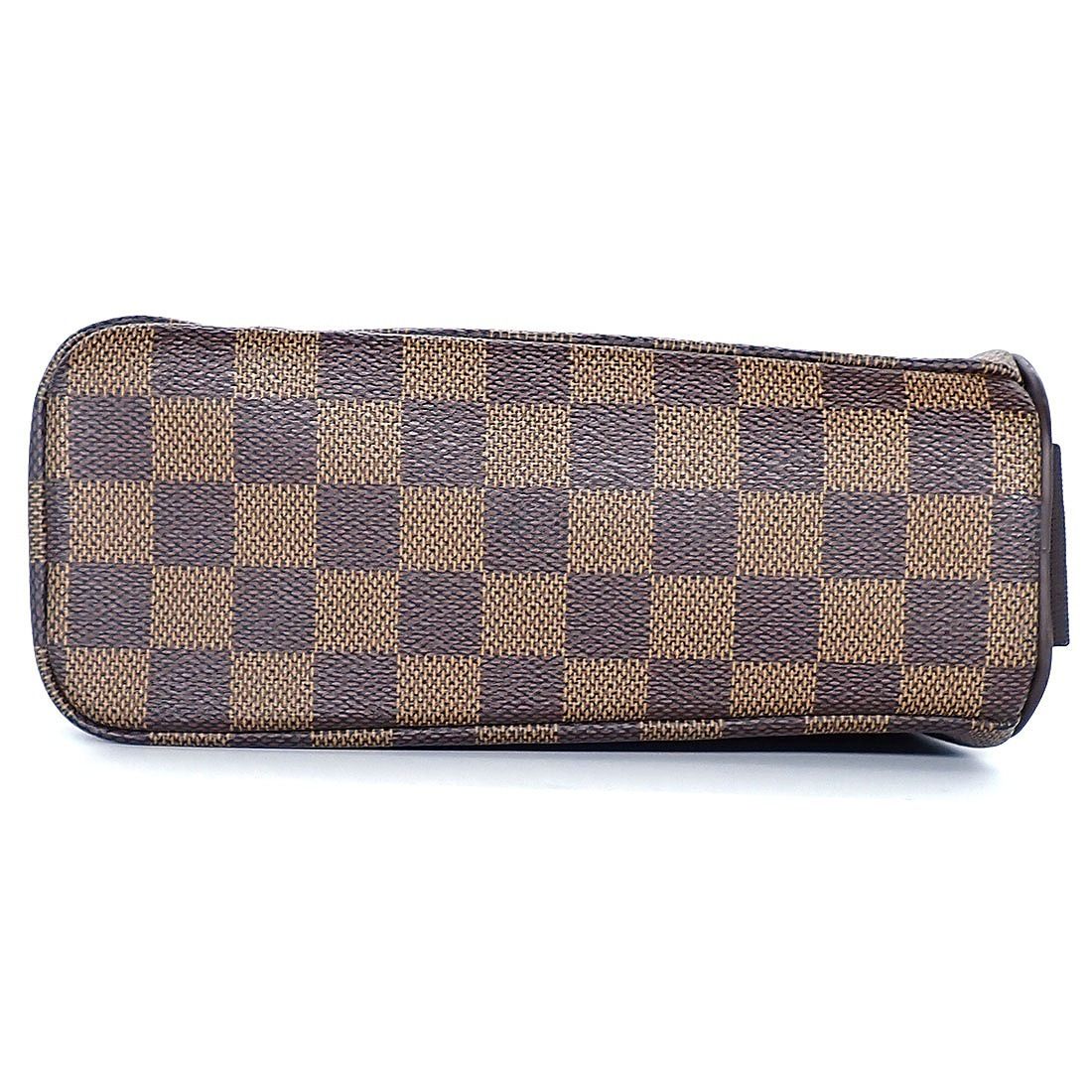 Louis Vuitton Shoulder Bag Olaf PM Brown Damier Ebene Canvas Leather Gold — view 4