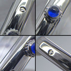 Cartier Watch Tank Solo SM Rectangular Silver Dial SS Blue Leather Quartz Analog — view 7