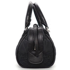 Gucci Shoulder Bag GG Matelasse Black Purple Nylon Leather Silver — view 3