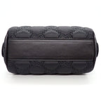 Gucci Shoulder Bag GG Matelasse Black Purple Nylon Leather Silver — view 4