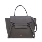 Celine Shoulder Bag Nano Gray Calfskin Gold