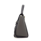Celine Shoulder Bag Nano Gray Calfskin Gold — view 3
