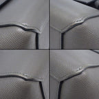 Celine Shoulder Bag Nano Gray Calfskin Gold — view 7