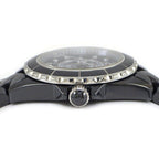 Chanel Watch 8 Points Diamond Index Black Dial Ceramic SS Quartz Analog — view 2