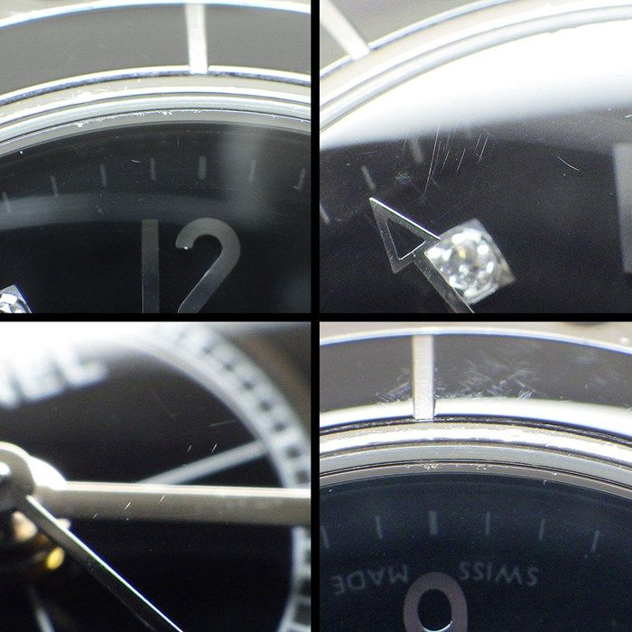 Chanel Watch 8 Points Diamond Index Black Dial Ceramic SS Quartz Analog — view 6