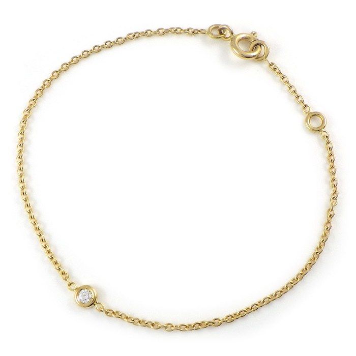 Dior Bracelet Mimiwi 1 Point Diamond 18k Yellow Gold