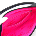 Chanel Shoulder Bag Cambo Line Pouch Black Pink Soft Calfskin — view 6