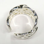 Hermes Ring Chaine D'ancre Enchainee GM 59 Silver — view 6